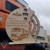 Вечный календарь настольный круглый