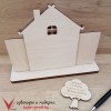 Вечный календарь настольный  в форме домика