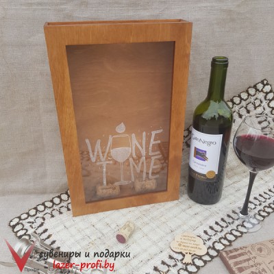 Копилка для винных пробок "Wine time"