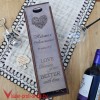 Коробка для вина "Сердце" с тонировкой